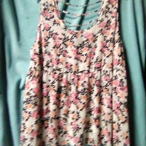 Torrid baby doll, shark bite tank top